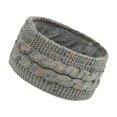 thumbnail image 1 of Diadema de punto, diadema de punto, calentador de orejas, turbante para la cabeza, gorro cálido para la cabeza Gris claro, 1 of 9
