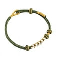 thumbnail image 4 of Pulsera de nudo de melocotón tejida a mano, productos semiacabados, pulsera de año de nacimiento de estilo oro duro 3D usable, 4 of 4