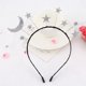 thumbnail image 1 of Diadema de lentejuelas con purpurina y forma de luna y estrella para Halloween, fiestas, bodas, cumpleaños, disfraces, cosplay, 1 of 5