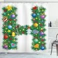 thumbnail image 1 of Ambesonne Letter H Shower Curtain, Uppercase Letter Tree, 69"Wx75"L, Multicolor, 1 of 3