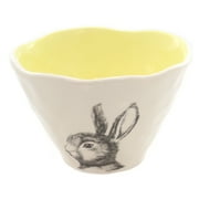 Tabletop Rabbit Bowl Ceramic Bunny Candy Easter Dh0034 Yellow