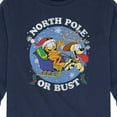 thumbnail image 3 of Garfield - North Pole Or Bust - Toddler And Youth Long Sleeve Graphic T-Shirt, 3 of 5