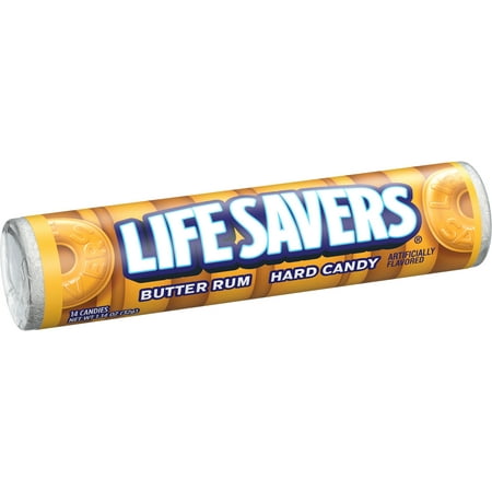 Life Savers Butter Rum Hard Candy - 1.14 oz Roll
