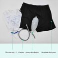 thumbnail image 3 of 500ml Male Urinal Leg Bag Incontinence Pants Pee Catheter Holder Urine Collector, 3 of 5