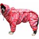 thumbnail image 1 of Chubasquero para perros con capucha extraíble (rosa, 20)-, 1 of 1