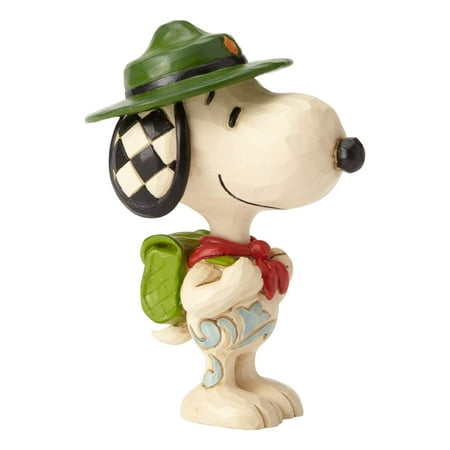 Enesco Peanuts By Jim Shore Snoopy Boy Scout Mini Figurine