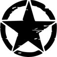 thumbnail image 2 of Car Stickers Vinyl Decal Army Star Sticker For Jeep Wrangler And All Other 4x4 Models Accessories Decoration K252, 2 of 4