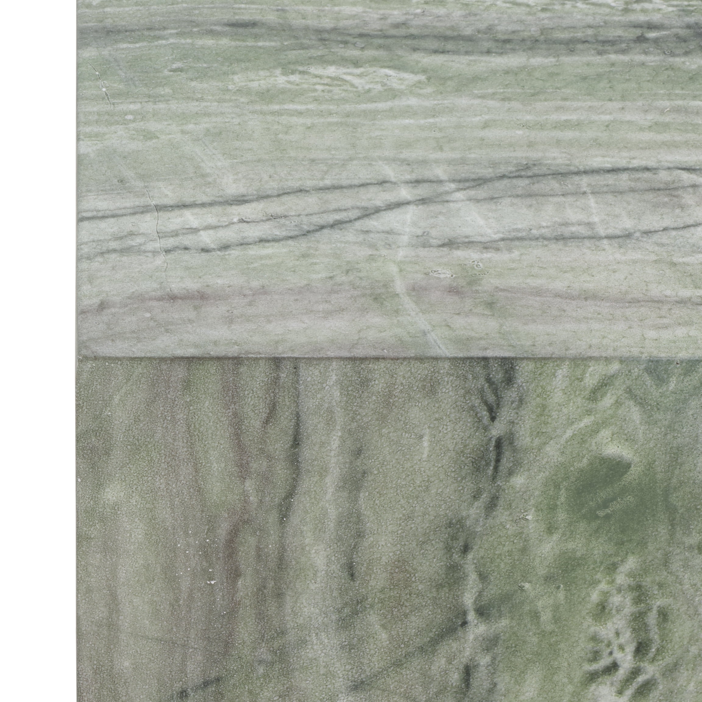 Safavieh Tina Cube Outdoor Polystone End Table, Green Marble