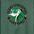 thumbnail image 3 of The Nightmare Before Christmas - Scary Christmas Everyone - Women's Lightweight French Terry Long Sleeve Shirt, 3 of 5