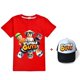 thumbnail image 1 of STUMBLEing-camisetas con estampado 3D para niños, pijamas de verano para niños pequeños, Camiseta de algodón + Pantalones cortos, disfraz para niñas, ropa deportiva informal, 1 of 4