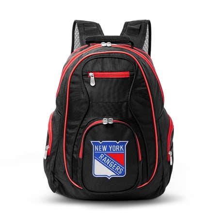 MOJO Black New York Rangers Trim Color Laptop Backpack