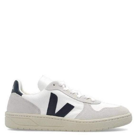 Veja White Nautico V-10 B-Mesh Sneakers, Brand Size 41 ( US Size 8 )