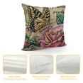 thumbnail image 4 of ONETECH Butterfly Pattern Throw Pillow Covers Vintage Style Home Decorative Cushion Cover, Farmhouse Spring Retro Butterfly Flowers Decorative Pillowcases, 4 of 5