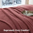 thumbnail image 7 of Superior Victoria Ultra-Soft Fluffy Fleece Blanket, Full/ Queen Size, Dusted Rose, 7 of 7