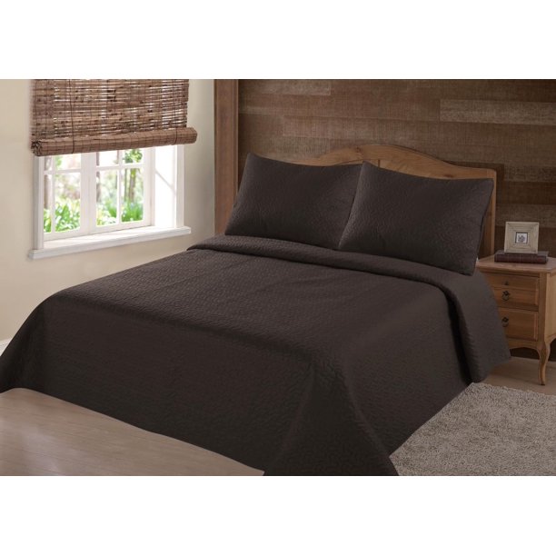 modren-collection-1900-count-full-queen-nena-brown-coffee-solid-closout-quilt-bedding-bedspread