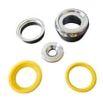 thumbnail image 3 of Tapa del extremo del mango del equipo de fitness, agarre de accesorio de entrenamiento de aleación de aluminio duradero Anillo amarillo, 3 of 9