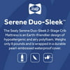 Sealy Serene DuoSleek 2-Stage Foam Crib and Toddler Mattress