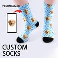thumbnail image 2 of Stockings For Adults Funny Animal Print Bone Design Comfortable Stretchable Stockings Stocking For Home And Leisure 5PCS, 2 of 8