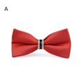 thumbnail image 4 of CSChome Men Jacquard Bow Tie Men Tie - Formal Business Decor Exquisite Satin Smooth Solid Color, 4 of 7