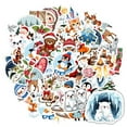 thumbnail image 4 of 35pcs Festive Animal Stickers Christmas Winter Children Stickers for Luggage Laptop Notebook, 4 of 9