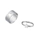 thumbnail image 4 of Fashion Hollow Aumeros conjuntos para mujeres mujeres, abierto ajustable de compromiso, regalos de cumpleaños de joyería p Plata estrella Fernando Anillos a juego, 4 of 7