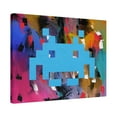 thumbnail image 2 of Invaders Five Video Game Graffiti Canvas Wall Art - Warhol Style Pop Art, 2 of 4