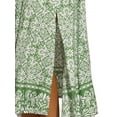 thumbnail image 5 of INSPIRE CHIC Vintage Floral Dresses for Women's Off Shoulder Smock Flowy Midi Dress XS Green, 5 of 6