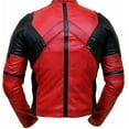 thumbnail image 2 of Red Leather Motorcycle Jacket Mens Leather Riding Jacket Red Leather Biker Jacket Leather Jackets Motorcycle Jackets Male Leather Jacket size XXL, 2 of 3