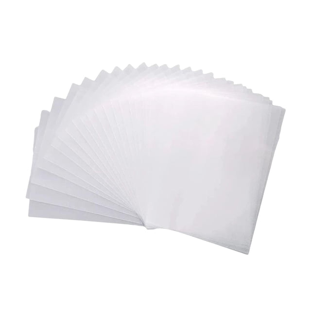 Ruiboury Feuilles Thermorétractables DIY Feuille Imprimable Thermorétractable Enfants Adultes Fait Main Blanc Translucide 20x29cm