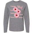 thumbnail image 3 of Inktastic Inspirational Breast Cancer Panel Long Sleeve T-Shirt, 3 of 5