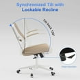 thumbnail image 4 of Ergonomic Office Chair - Home Office Desk Chair with Adaptive Lumbar Support, Computer Chair with Footrest,Armrest, Adjustable Height, 4 of 6