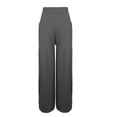 thumbnail image 5 of Bovemsi Lounge Pants Women Solid Loose Relaxed High Waist Pocket Wide Leg Pants Hiking Pants, 5 of 5