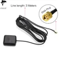 thumbnail image 2 of Car Dash DVD Head Unit Stereos Right Angle SMA Male Plug GPS Active Antenna Aerial Connector Cable, 2 of 5
