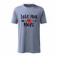 thumbnail image 1 of Hombres Día de San Valentín Manga corta Amor Impresión Cuello redondo Jersey Camiseta Blusa Pompotops  oipoqjl5048, 1 of 2