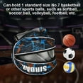 thumbnail image 2 of Basketball Backpack with Ball Pump 2 Needles, Size 7/29.5" Basketball Bag with Adjustable Shoulder Strap 2 Side Mesh Pockets, Sport Equipment Bag for Single Basketball, 2 of 7