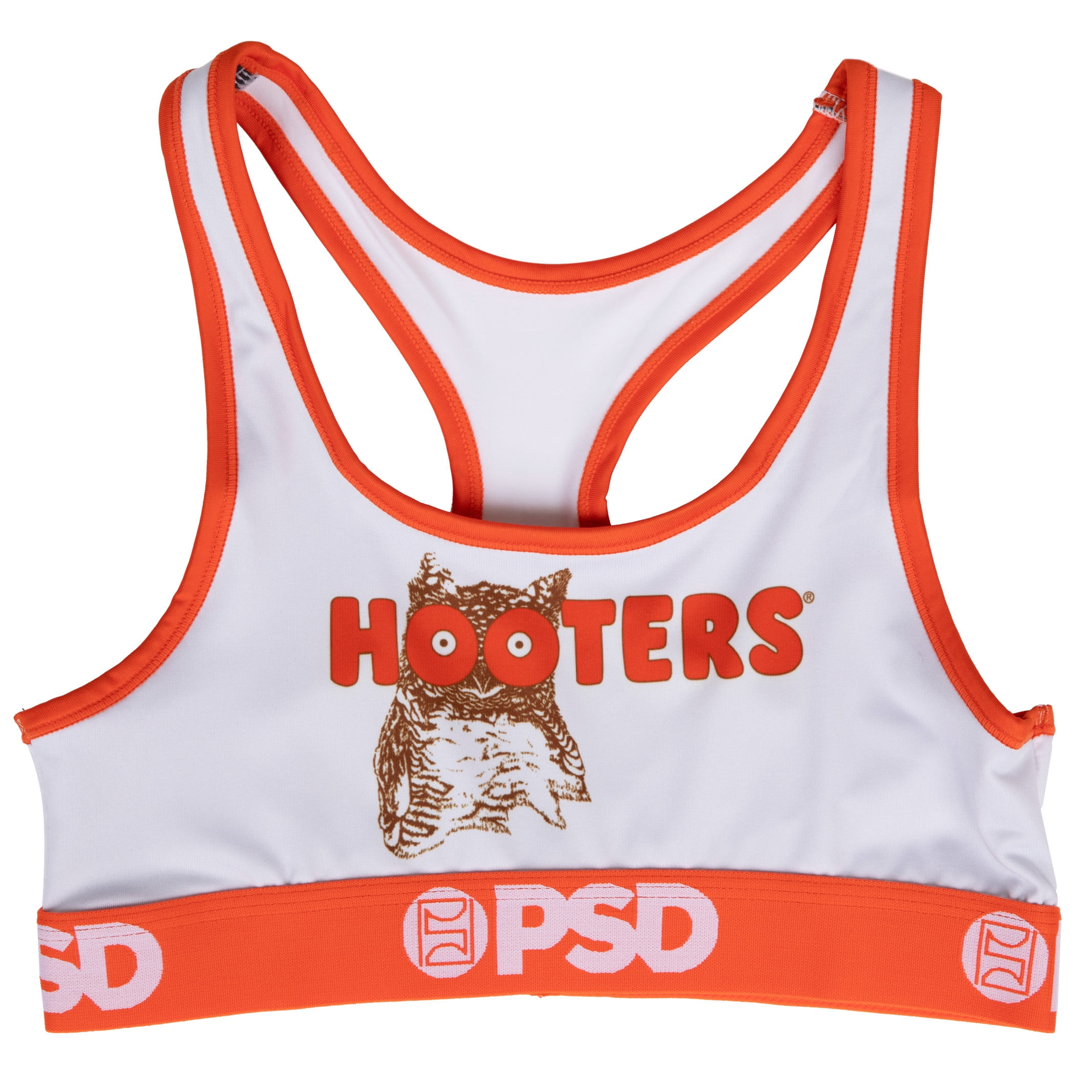 Hooters Uniforme de Restaurant Brassière de Sport en Microfibre - Très Grand