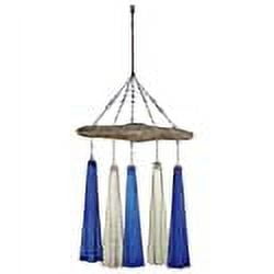 Sunset Vista Design Studios Sea Breeze Glass Wind Chime, Ocean Mist