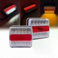 thumbnail image 3 of 2Pcs Rear Submersible Trailer Tail Lights Kit Boat Marker Truck Waterproof Campers Trailer Taillights, 3 of 5