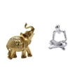 thumbnail image 1 of Escultura Artística De Resina Con Forma De Elefante Pensador, Figura Abstracta Creativa De Animal, Adorno De Escritorio Para Sala De Estar, Dormitorio, Estante, Escritorio, Decoración Del Hogar, 1 of 8