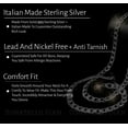 thumbnail image 5 of Sterling Silver 925 Mariner Link Chain 2.5MM, 16"-24", Anchor Chain Necklace, Two Tone Italian Made Sterling Silver 925 Unisex Chain, 5 of 5