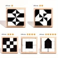 thumbnail image 2 of 16pcs Brain Teasers Wooden Puzzle, Mind, Logic And IQ Game Test Toy, Wooden Stacking Learning Educational Toys For All Ages, 2 of 5