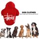 thumbnail image 5 of Ropa Para Perros Abrigo Con Capucha Para Perros De Clima Frío Ropa Con Capucha Suave Para Perros Suministros Para Mascotas (Xl Rojo), 5 of 5