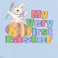 thumbnail image 2 of CafePress - 1St Easter Bunny Egg Infant Bodysuit - Baby Light Bodysuit, Size Newborn - 24 Months, 2 of 4