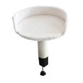 thumbnail image 4 of koolsoo Lit pour Chat de Bureau Stable Gain de Place Robuste Confortable Lit pour Animaux Hamac Rond Blanc, 4 of 9