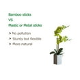 thumbnail image 6 of Cambaverd 40 Pack Plant Stakes,  16 inch Natural Bamboo Sticks for Plants, Garden Stakes for Plant Support, 6 of 6