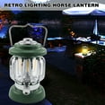 thumbnail image 3 of Ohufall Camping Essentials Rechargeable Retro Metal LED Camping Lantern Waterproof Hanging Outdoor Tent Light, 3 of 4