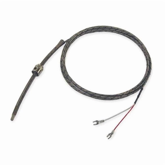 Tempco Thermocouple Probe, Spade Lugs, Type J TCP10223