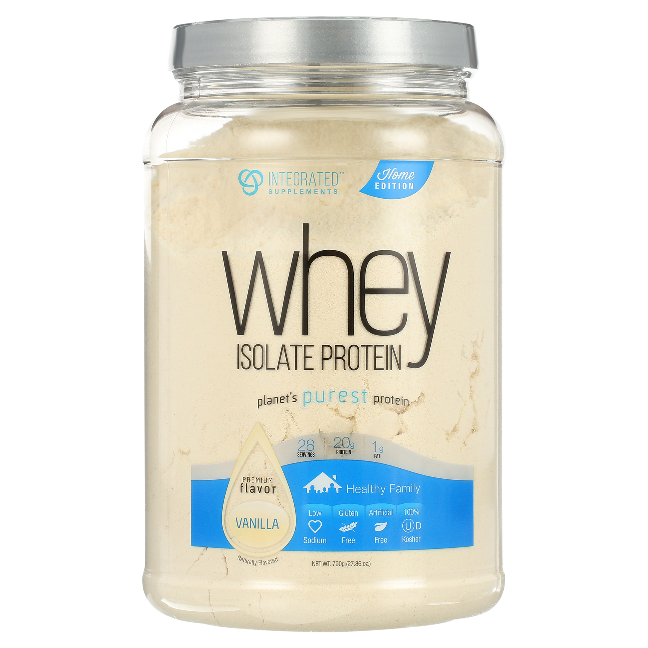 Integrated Supplements Whey Isolate Protein Powder, Vanilla, 20g ...