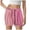 Red, variant on Women's Gingham Checkered Boxer Shorts Y2k Low Waist Summer Casual Lounge Sleep Beach Shorts With Bow Tie（Blue， M）