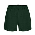 thumbnail image 6 of WTXUE Shorts for Women, Running Casual Elastic High Waisted Athletic Shorts Baggy Fleece Shorts with Pockets Straight-Leg Elastic Waistband Baggy Fit Elastic Band Activewear Short, 6 of 8